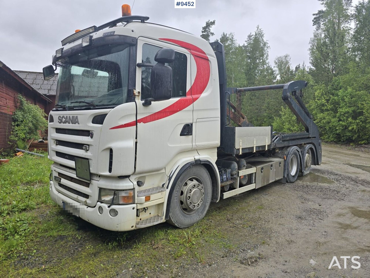 Lift Dumper Scania R420 6x2 - Camión portacontenedor de cadenas: foto 1 Lift Dumper Scania R420 6x2 - Camión portacontenedor de cadenas: foto 1
