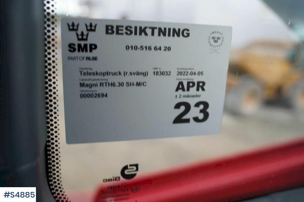 Manipulador telescópico Magni RTH 6,30 SH-M/C Around turning telescopic loader: foto 19