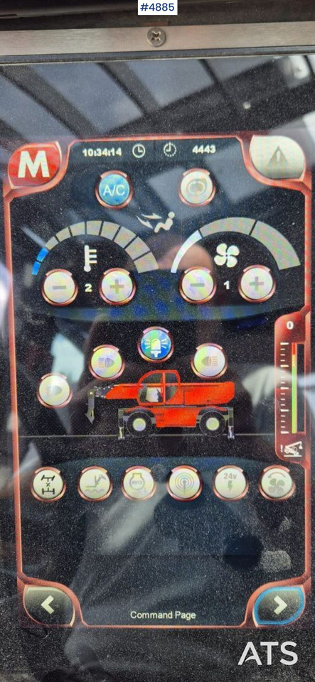 Manipulador telescópico Magni RTH 6,30 SH-M/C Around turning telescopic loader: foto 49