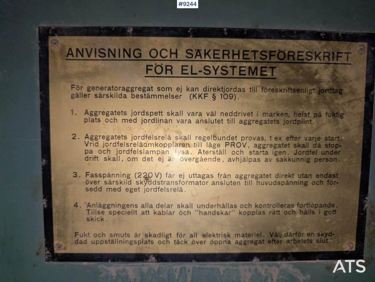 Generador industriale Power station in container, Scania engine and Hagglunds generator: foto 10