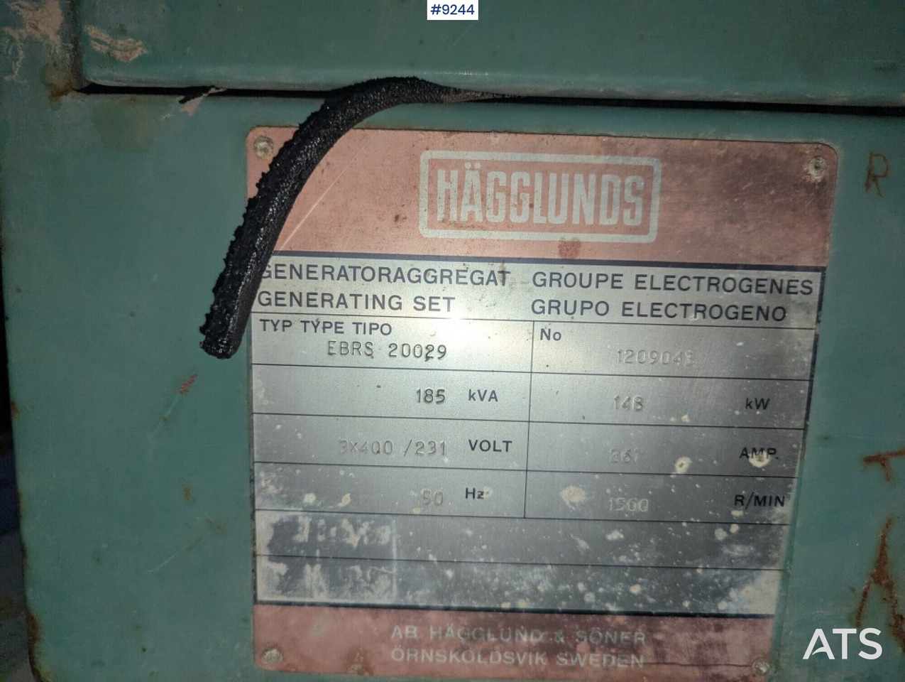 Generador industriale Power station in container, Scania engine and Hagglunds generator: foto 9