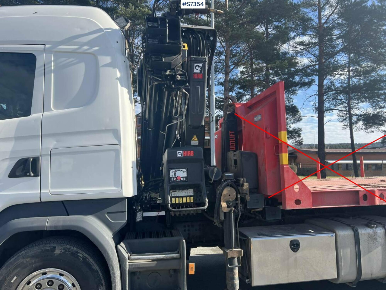 Scania R410 LB 6x2 Crane truck with Hiab crane and multilift axle - Camión multibasculante, Camión grúa: foto 2 Scania R410 LB 6x2 Crane truck with Hiab crane and multilift axle - Camión multibasculante, Camión grúa: foto 2