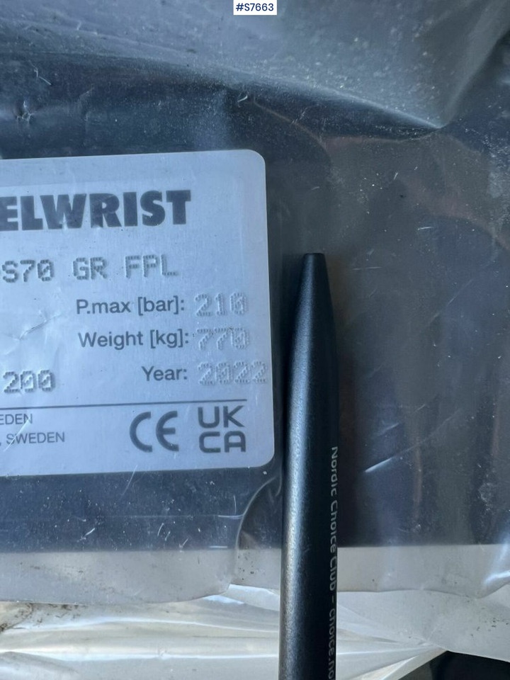 Rotor basculante nuevo Steelwrist X26 Rotortilt (never used): foto 14