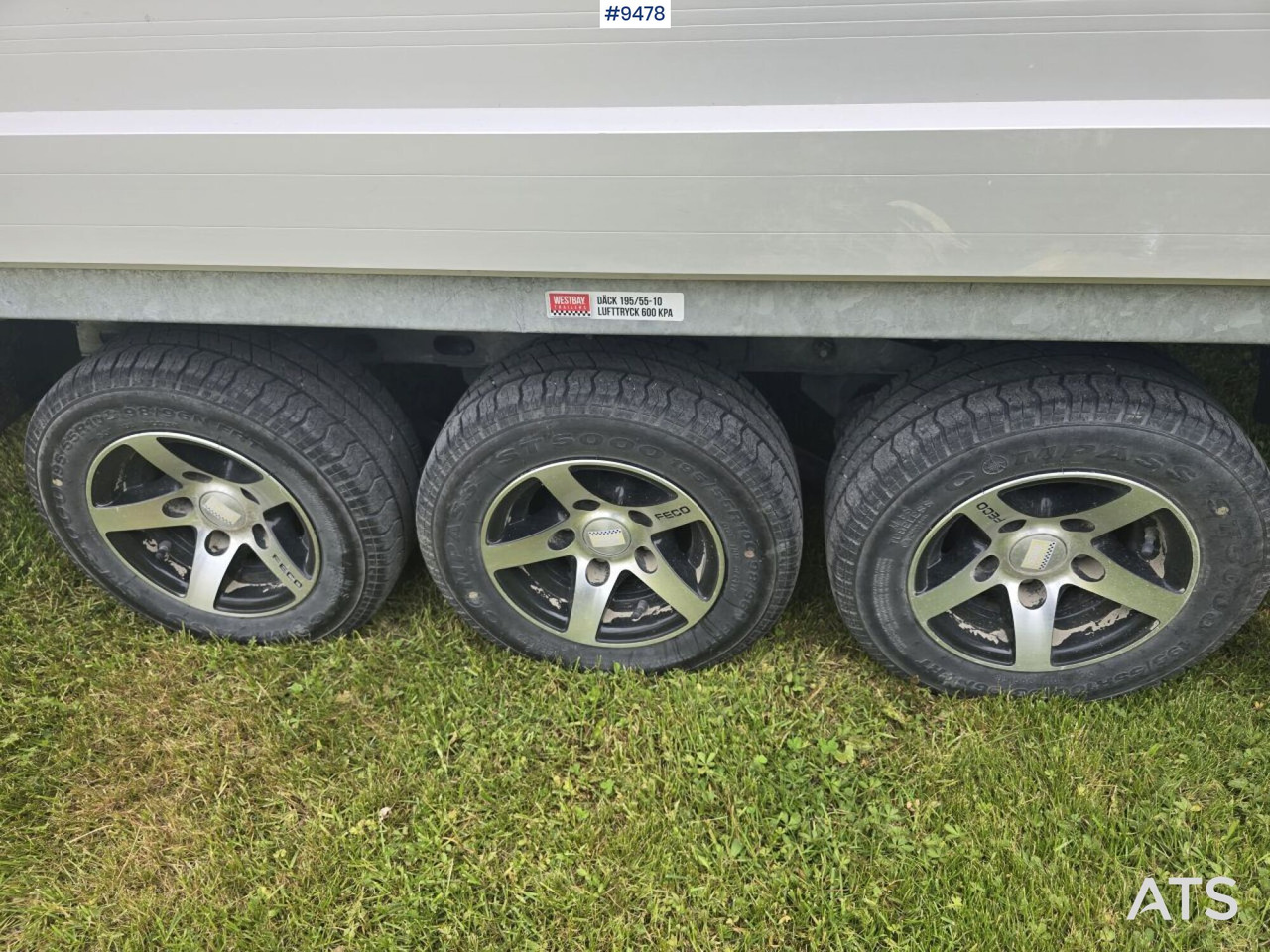 Remolque volquete Trailer Agados Adam 15 with tipper and winch: foto 13