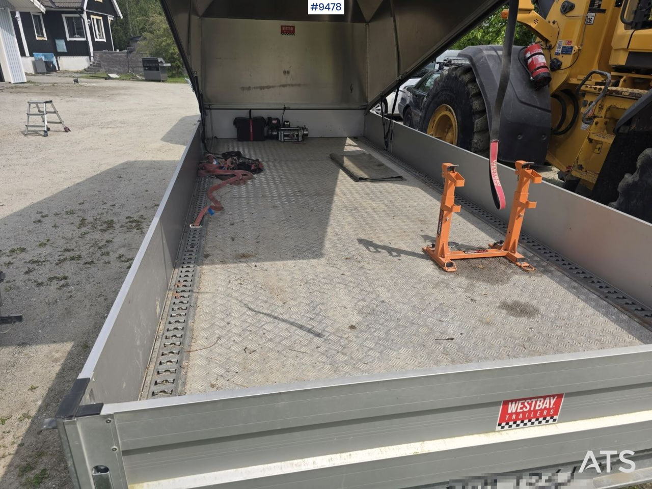 Remolque volquete Trailer Agados Adam 15 with tipper and winch: foto 7