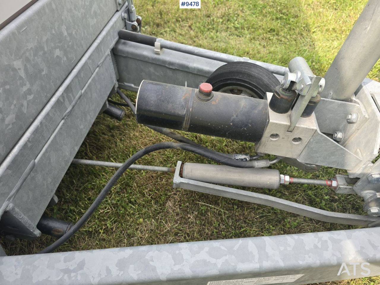 Remolque volquete Trailer Agados Adam 15 with tipper and winch: foto 8