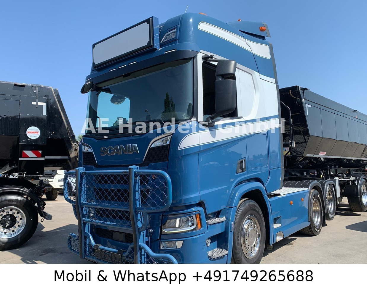 Scania R580 V8 HighLine 6x2*Retarder/Hydr/66To/Lift/ACC - Cabeza tractora: foto 1 Scania R580 V8 HighLine 6x2*Retarder/Hydr/66To/Lift/ACC - Cabeza tractora: foto 1