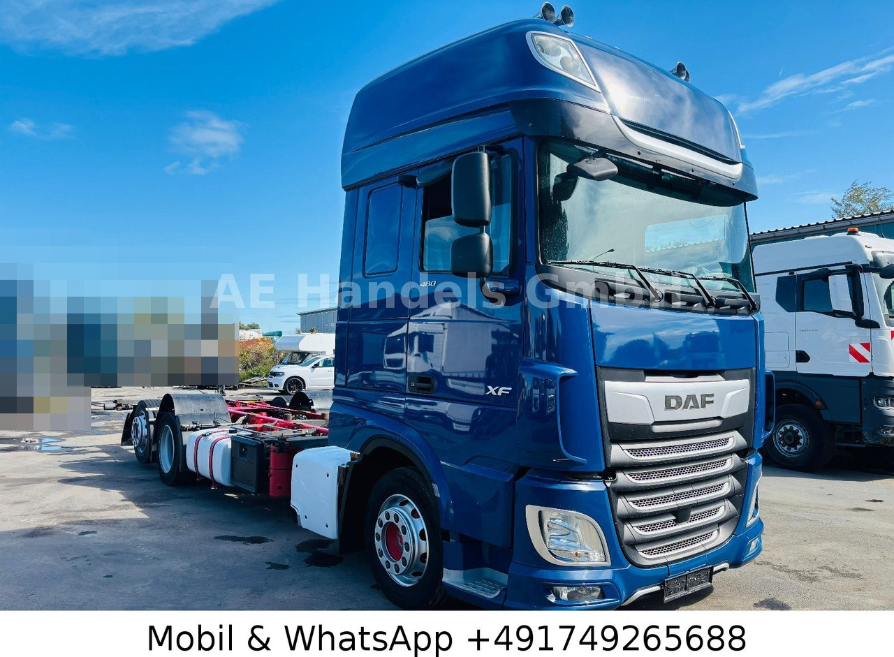 DAF XF 480 SSC LL BDF *Retarder/Lenk+Lift/ACC/2xTank - Camión portacontenedore/ Intercambiable: foto 1 DAF XF 480 SSC LL BDF *Retarder/Lenk+Lift/ACC/2xTank - Camión portacontenedore/ Intercambiable: foto 1