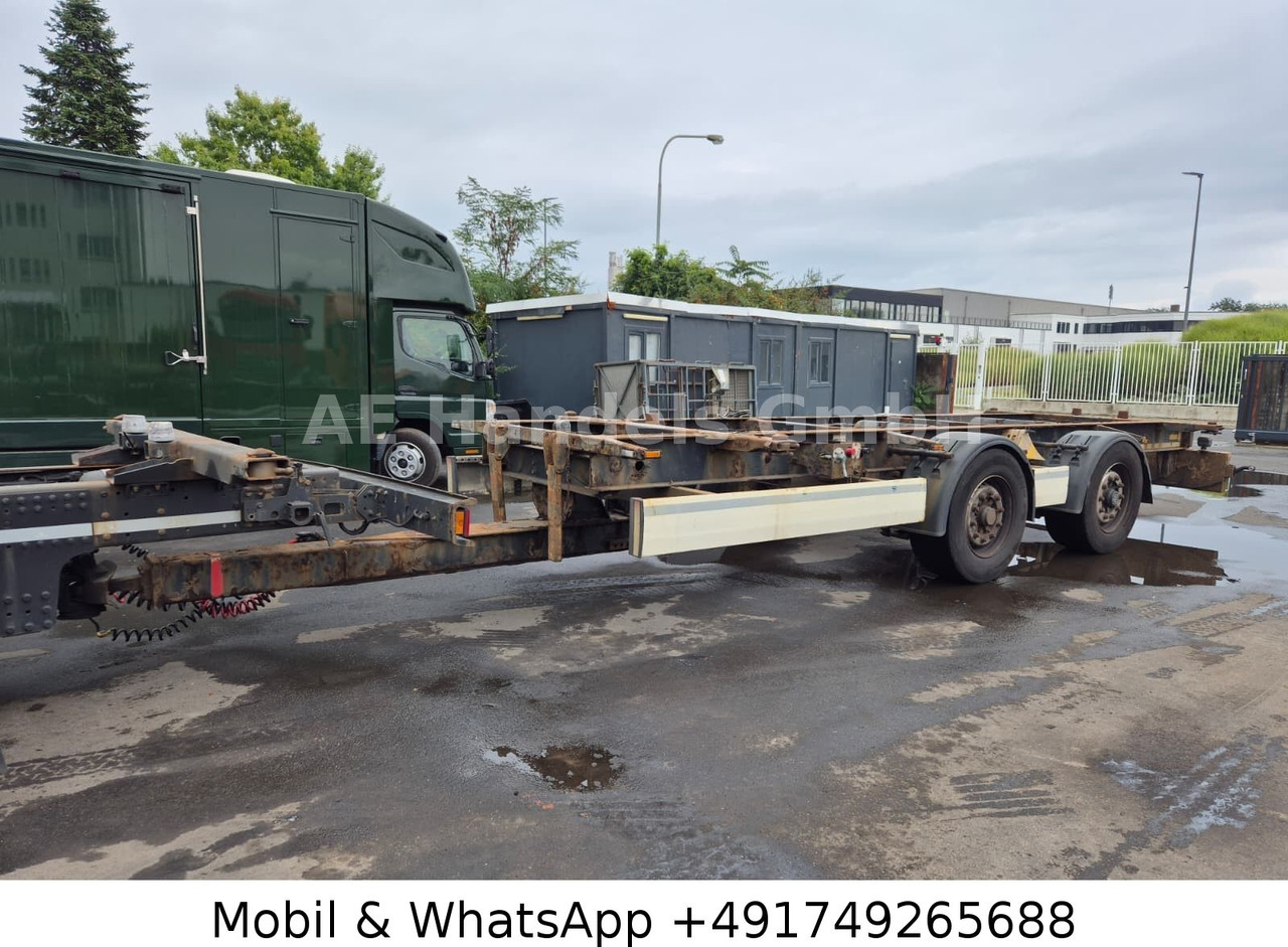 Krone ZZ Tandem BDF Tiefgekoppelt *Wabco/BWP/Luft - Remolque portacontenedore/ Intercambiable: foto 1 Krone ZZ Tandem BDF Tiefgekoppelt *Wabco/BWP/Luft - Remolque portacontenedore/ Intercambiable: foto 1