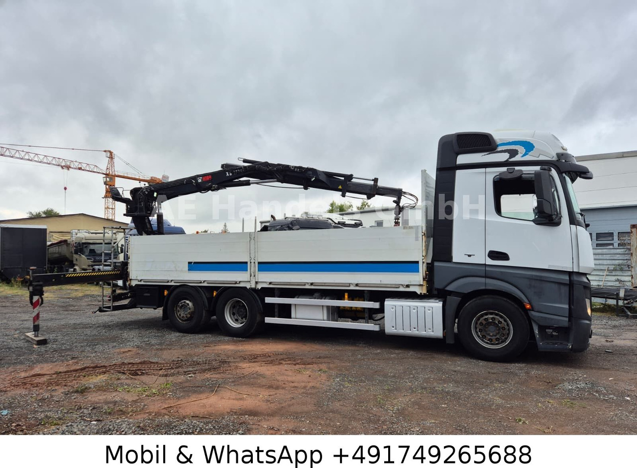 Mercedes-Benz Actros IV 2646 L LL 6x2 *Retarder/Hiab-177K-Pro - Camión caja abierta, Camión grúa: foto 4 Mercedes-Benz Actros IV 2646 L LL 6x2 *Retarder/Hiab-177K-Pro - Camión caja abierta, Camión grúa: foto 4