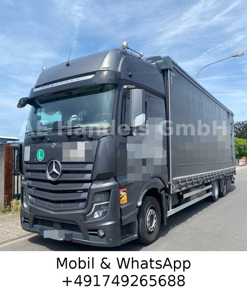 Camión lona Mercedes-Benz Actros V 2540 L *Hubdach/Lenk+Lift/LBW-2,8m: foto 6