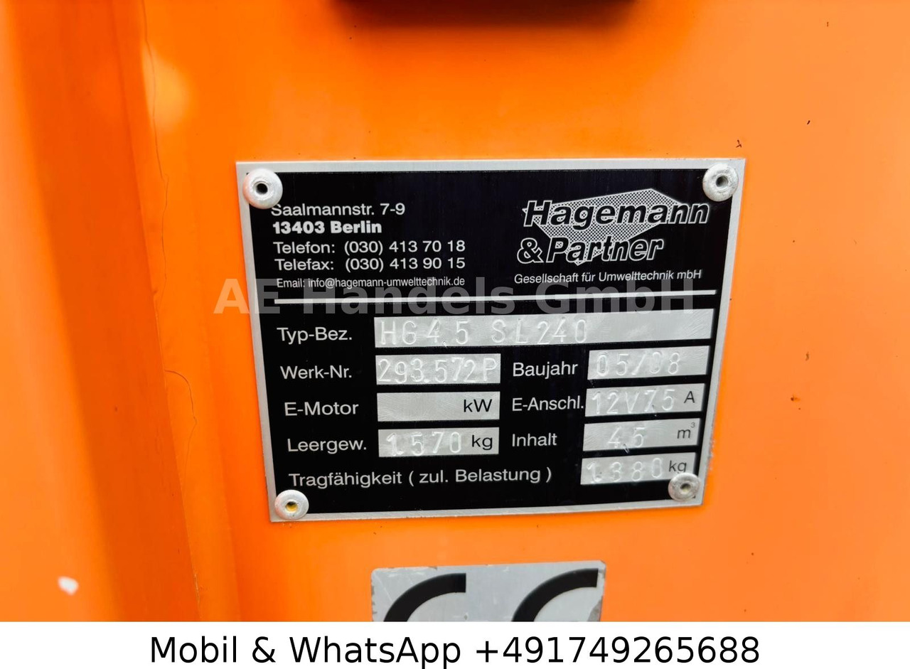 Camión de basura Mercedes-Benz Sprinter II 515 CDI 4x2 Hagemann HG 4,5 SL240: foto 13 Camión de basura Mercedes-Benz Sprinter II 515 CDI 4x2 Hagemann HG 4,5 SL240: foto 13