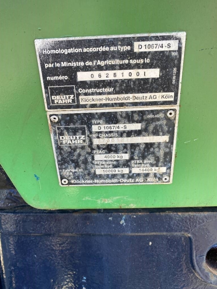 Tractor Deutz-fahr DX3.50 Machine d'origine Française: foto 8