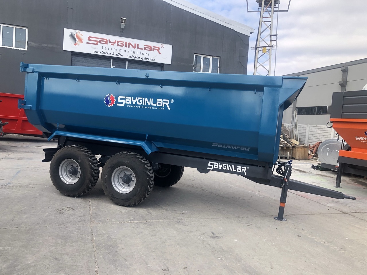 SAYGINLAR 8 TON DUMP TRAILER - Remolque volquete: foto 1 SAYGINLAR 8 TON DUMP TRAILER - Remolque volquete: foto 1