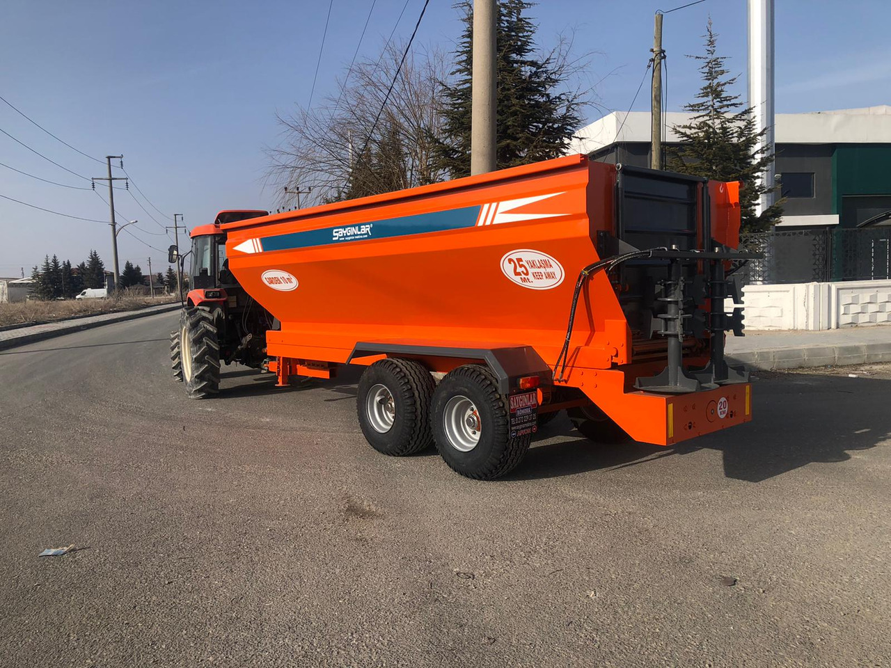 SAYGINLAR GARDEN 10 TON - Esparcidor de estiércol: foto 2 SAYGINLAR GARDEN 10 TON - Esparcidor de estiércol: foto 2