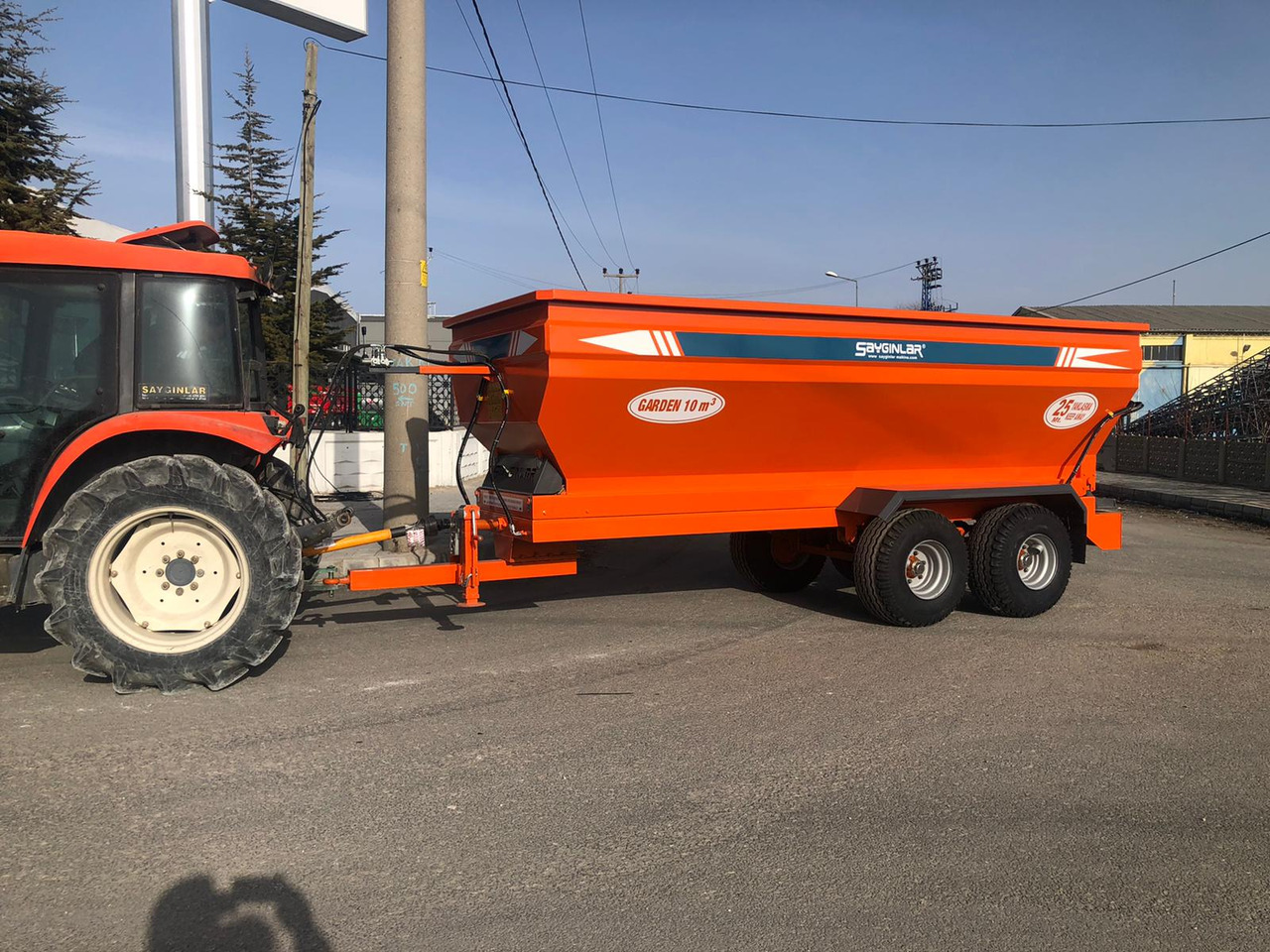 SAYGINLAR GARDEN 10 TON - Esparcidor de estiércol: foto 4 SAYGINLAR GARDEN 10 TON - Esparcidor de estiércol: foto 4