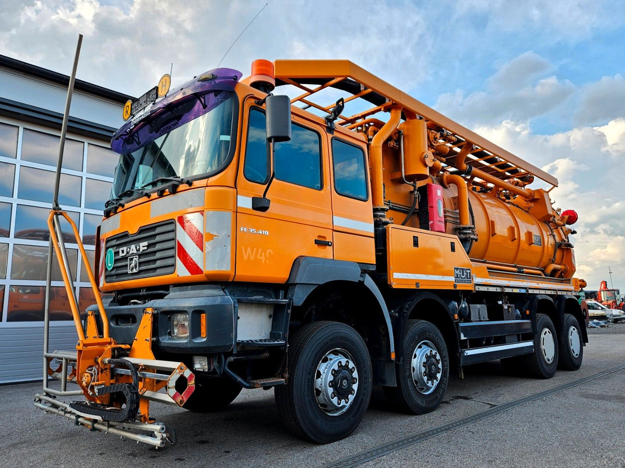 MAN FE35.410 8x6 Assmann Kanalspüler V2A Recycling - Limpieza de alcantarillado: foto 1 MAN FE35.410 8x6 Assmann Kanalspüler V2A Recycling - Limpieza de alcantarillado: foto 1