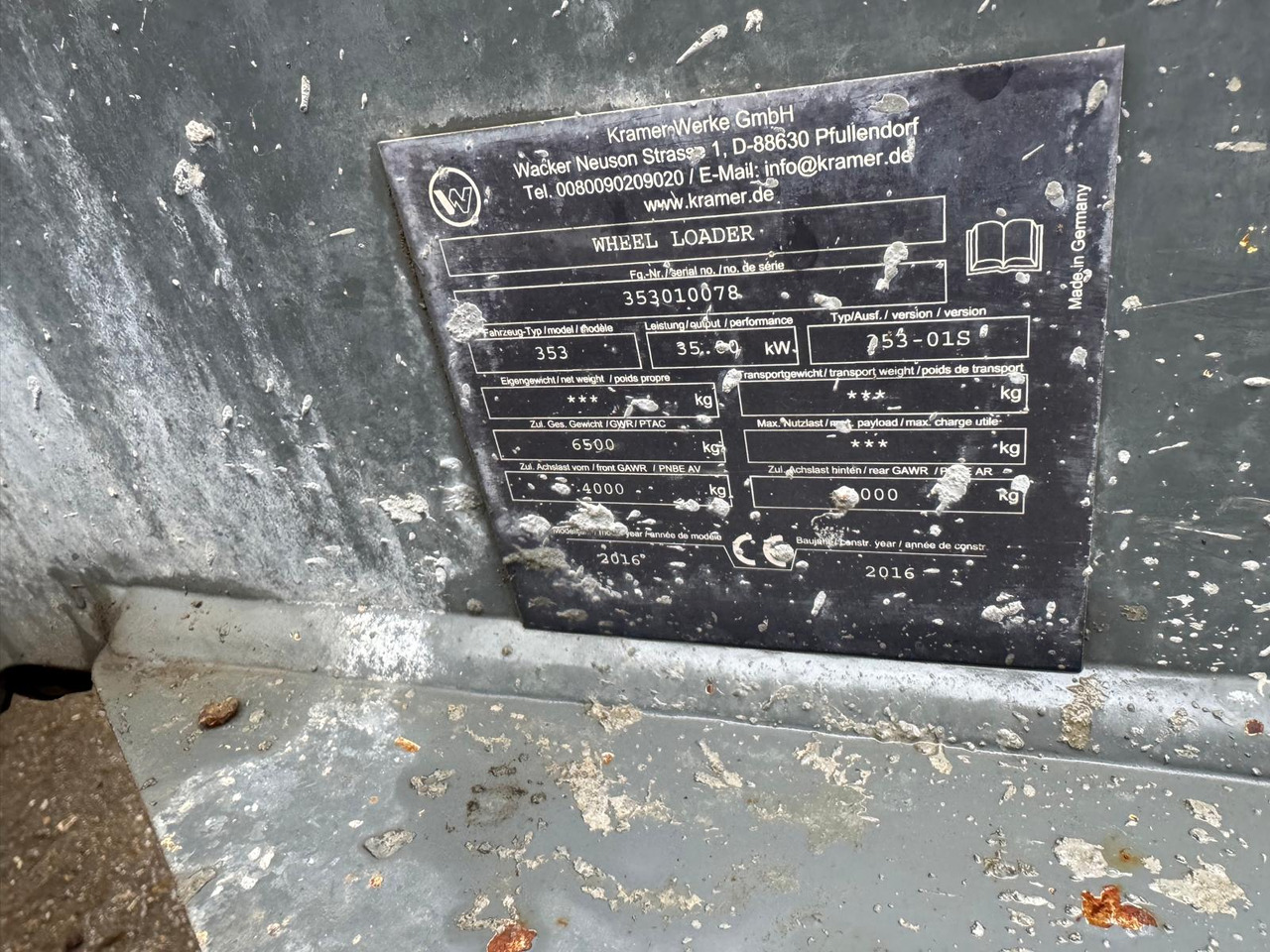 KRAMER 5085 - Cargadora de ruedas: foto 1 KRAMER 5085 - Cargadora de ruedas: foto 1