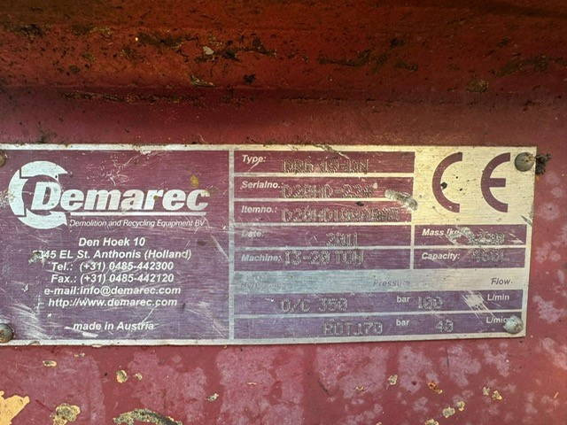 Demarec DRG 19 DN Sorteer Grijper 1000mm Breed - Pinza de manipulación: foto 3 Demarec DRG 19 DN Sorteer Grijper 1000mm Breed - Pinza de manipulación: foto 3