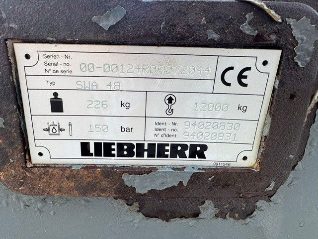 Liebherr Likufix SWA48 - Acoplamiento rápido: foto 4 Liebherr Likufix SWA48 - Acoplamiento rápido: foto 4
