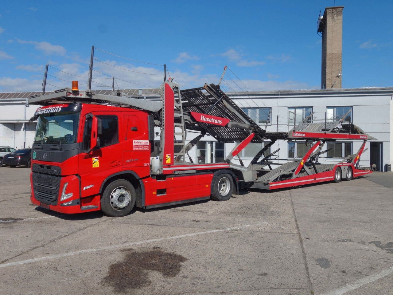 Volvo FM 13 460, Retarder , mit Euro Lohr - Camión portavehículos: foto 2 Volvo FM 13 460, Retarder , mit Euro Lohr - Camión portavehículos: foto 2
