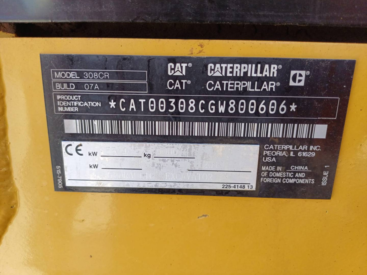 Excavadora de cadenas CAT 308-07CR: foto 6 Excavadora de cadenas CAT 308-07CR: foto 6