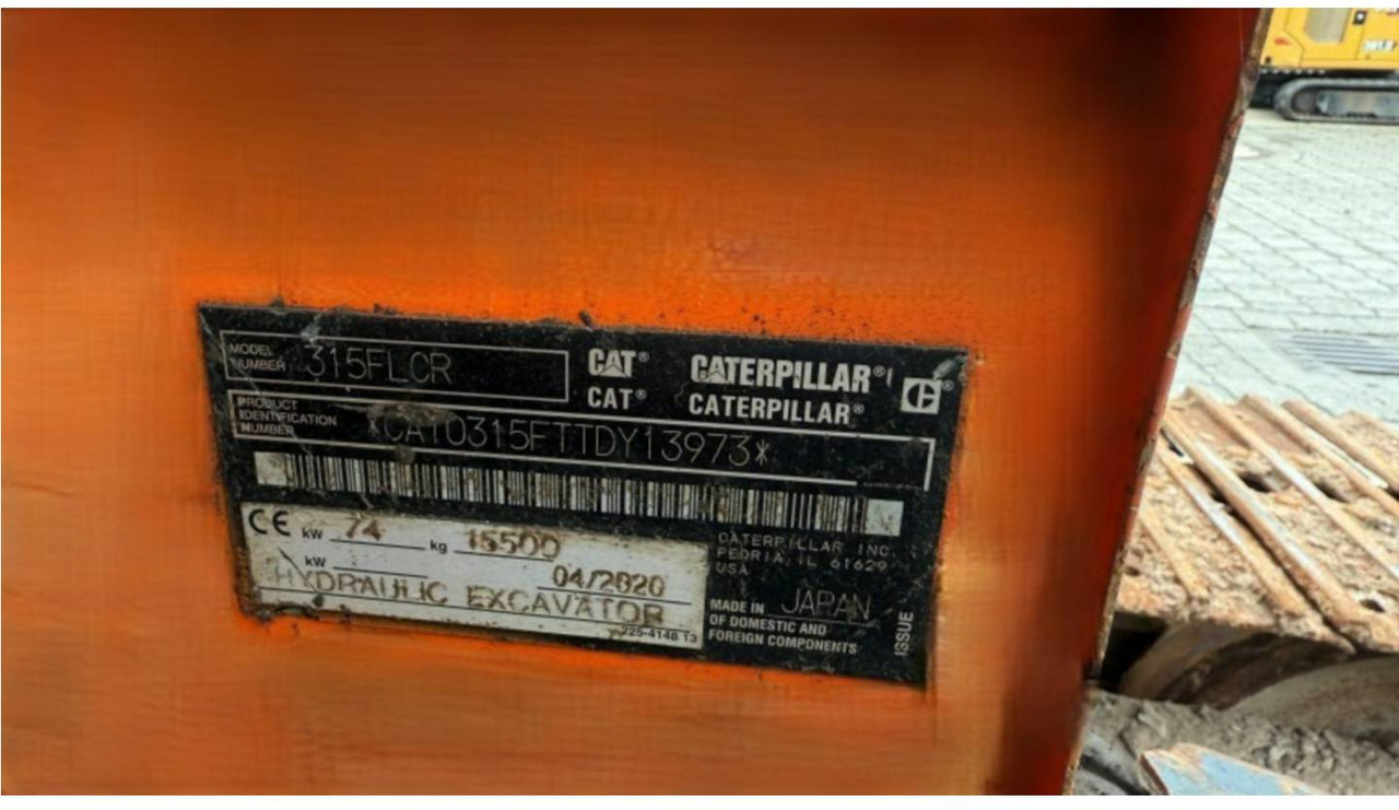 Excavadora de cadenas CAT 315FLCR: foto 6 Excavadora de cadenas CAT 315FLCR: foto 6