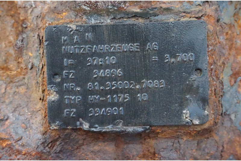 MAN HY-1175-01 37/10 81.35002-7921 - Eje posterior para Camión: foto 4 MAN HY-1175-01 37/10 81.35002-7921 - Eje posterior para Camión: foto 4
