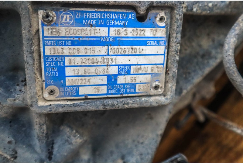 ZF 16S25220OD+NMV221 - Caja de cambios para Camión: foto 5 ZF 16S25220OD+NMV221 - Caja de cambios para Camión: foto 5