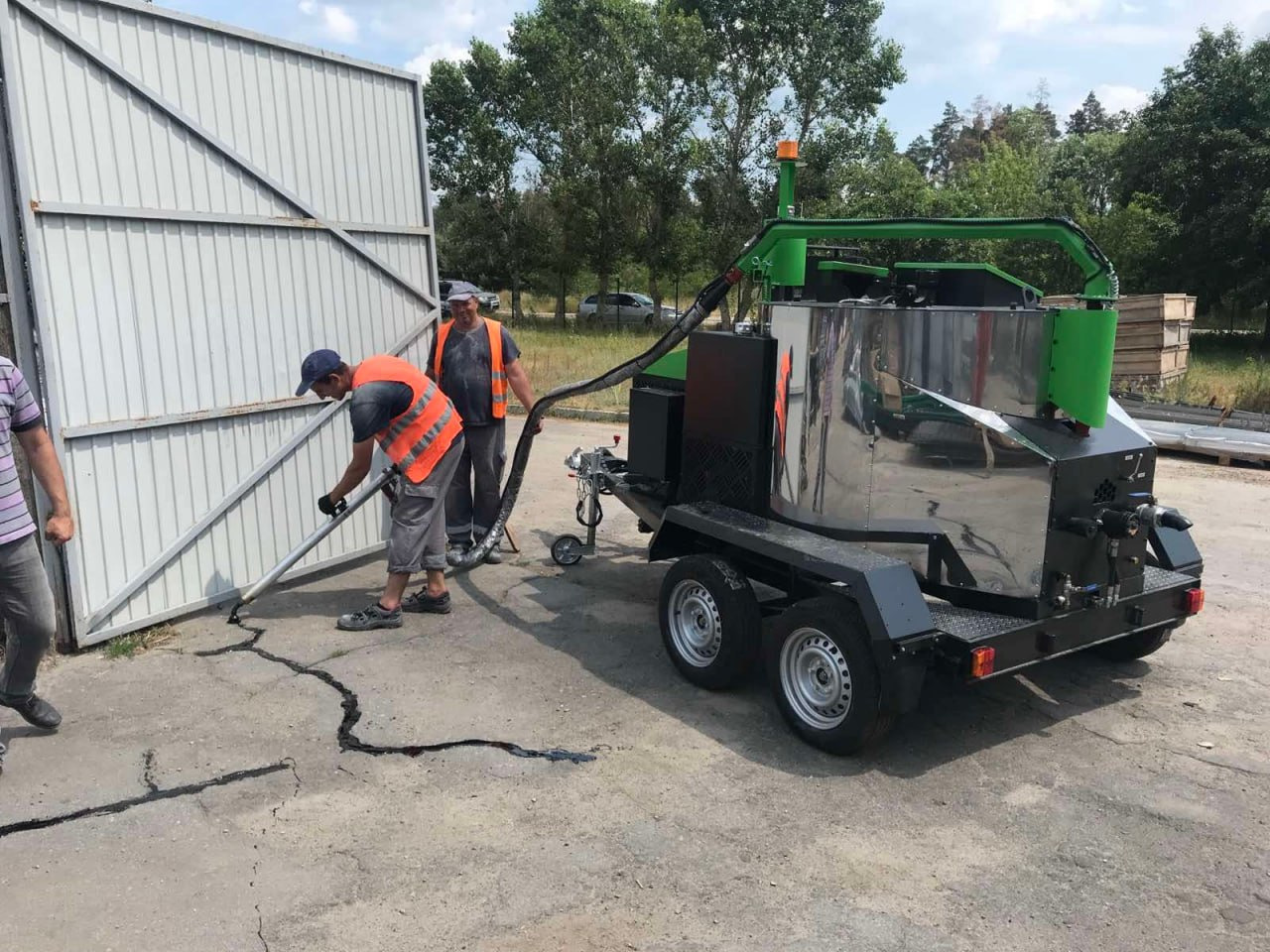 Leasing de TICAB Сrack Sealing Machine, Asphalt Crack Fill Machine, 500 L, Manufacturer, mašīna asfalta šuvju un plaisu aizpildīšanai BPM-500 TICAB Сrack Sealing Machine, Asphalt Crack Fill Machine, 500 L, Manufacturer, mašīna asfalta šuvju un plaisu aizpildīšanai BPM-500: foto 5
