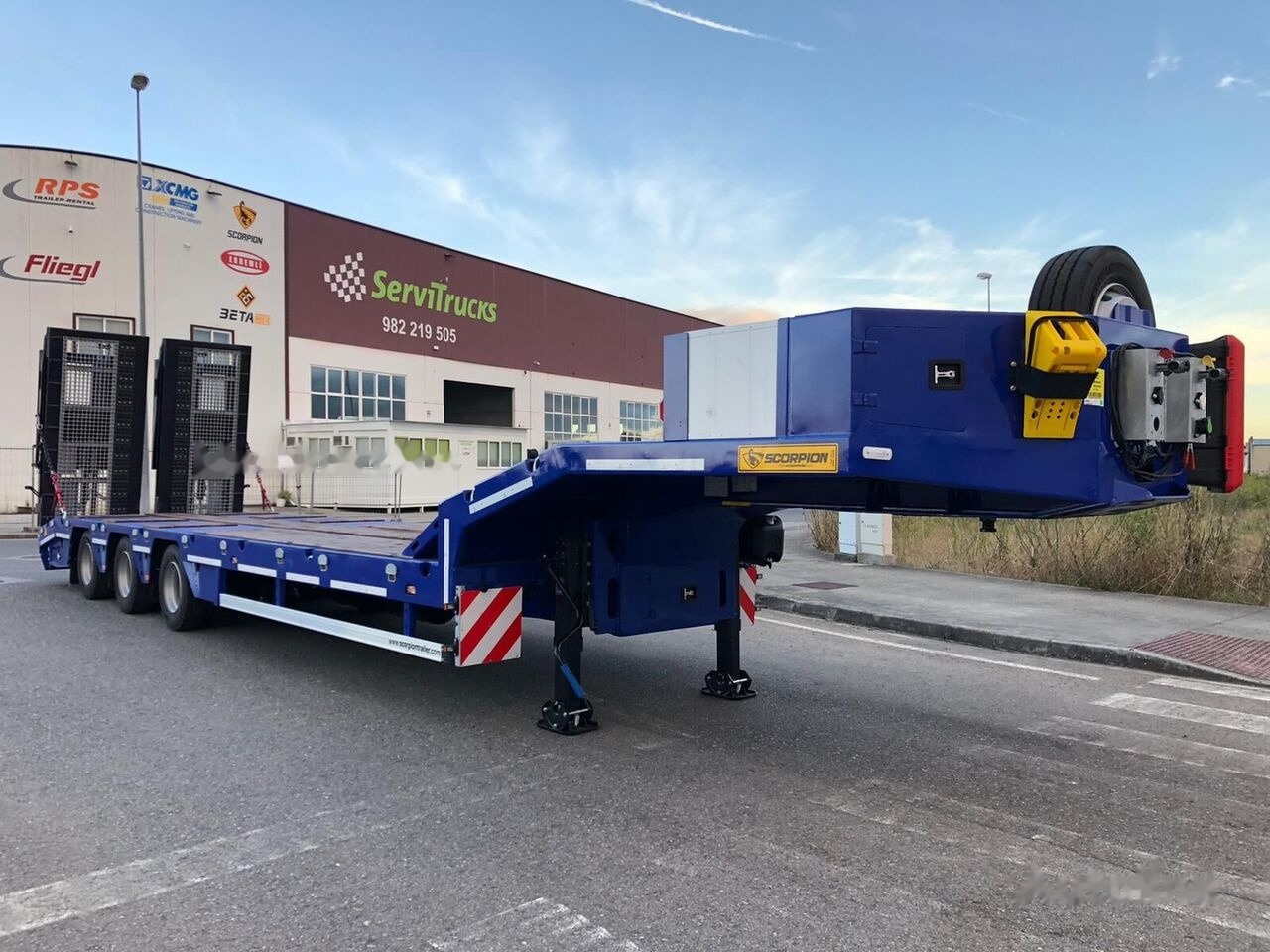 Semirremolque góndola rebajadas nuevo Scorpion Trailer 2024 SEMI TRAILER LOWBED: foto 7