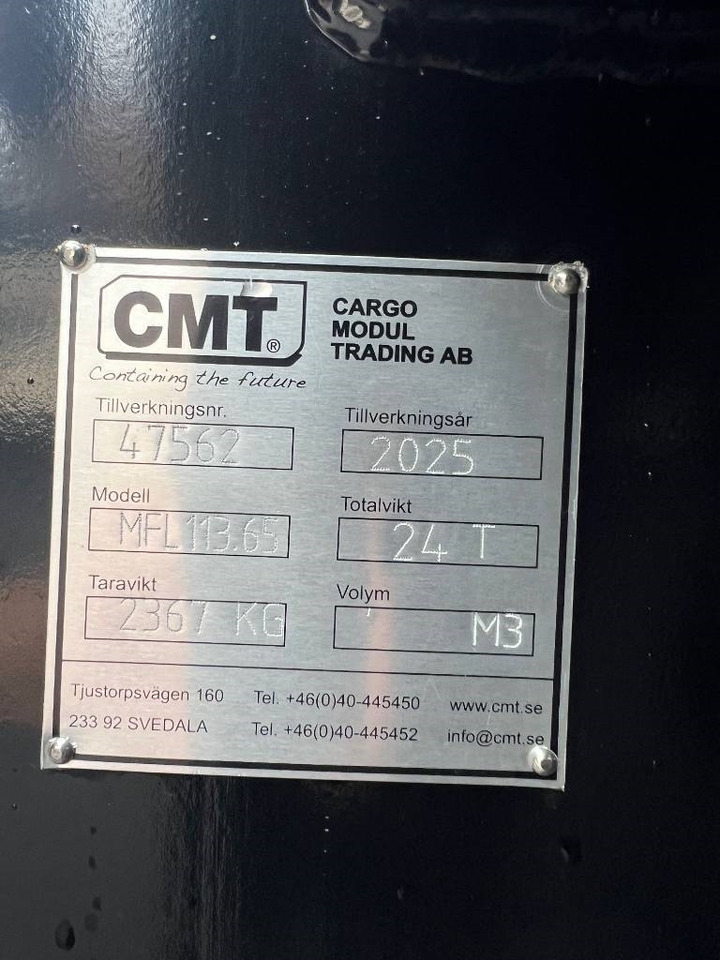 CMT Maskinflak med fast ramp - Contenedor de gancho: foto 3 CMT Maskinflak med fast ramp - Contenedor de gancho: foto 3