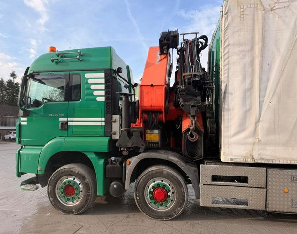 Camión grúa, Camión lona MAN TGS 35.480 10x6,E5,Palfinger PK92002+JIB+winch: foto 7 Camión grúa, Camión lona MAN TGS 35.480 10x6,E5,Palfinger PK92002+JIB+winch: foto 7