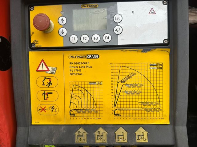 Camión grúa, Camión lona MAN TGS 35.480 10x6,E5,Palfinger PK92002+JIB+winch: foto 13 Camión grúa, Camión lona MAN TGS 35.480 10x6,E5,Palfinger PK92002+JIB+winch: foto 13