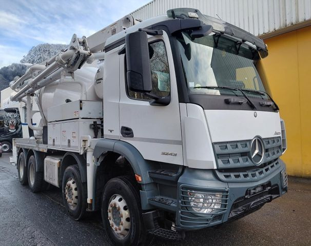Mercedes-Benz Arocs 3243 8x4, E6, Schwing 24m, Stetter 7m3 - Bomba de hormigón: foto 1 Mercedes-Benz Arocs 3243 8x4, E6, Schwing 24m, Stetter 7m3 - Bomba de hormigón: foto 1