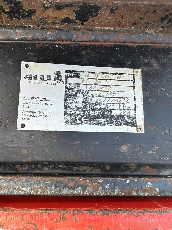 2020 Allu AC 20-22 - Cazo para Maquinaria de construcción: foto 5 2020 Allu AC 20-22 - Cazo para Maquinaria de construcción: foto 5