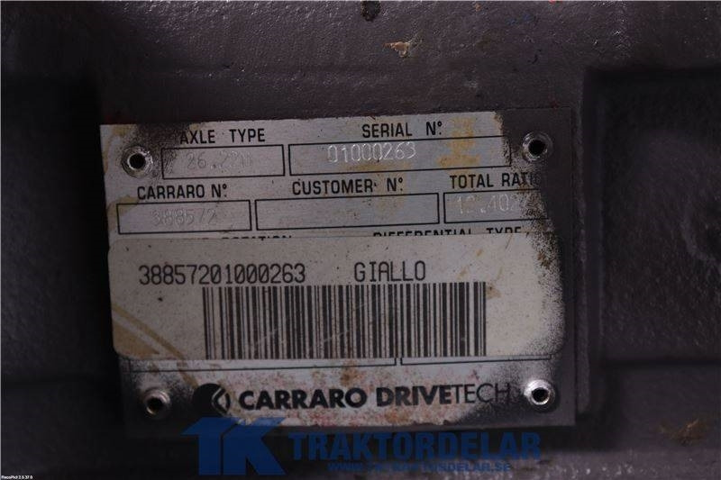 Ahlmann AF 1200 Framvagn - Eje y piezas para Maquinaria de construcción: foto 3 Ahlmann AF 1200 Framvagn - Eje y piezas para Maquinaria de construcción: foto 3