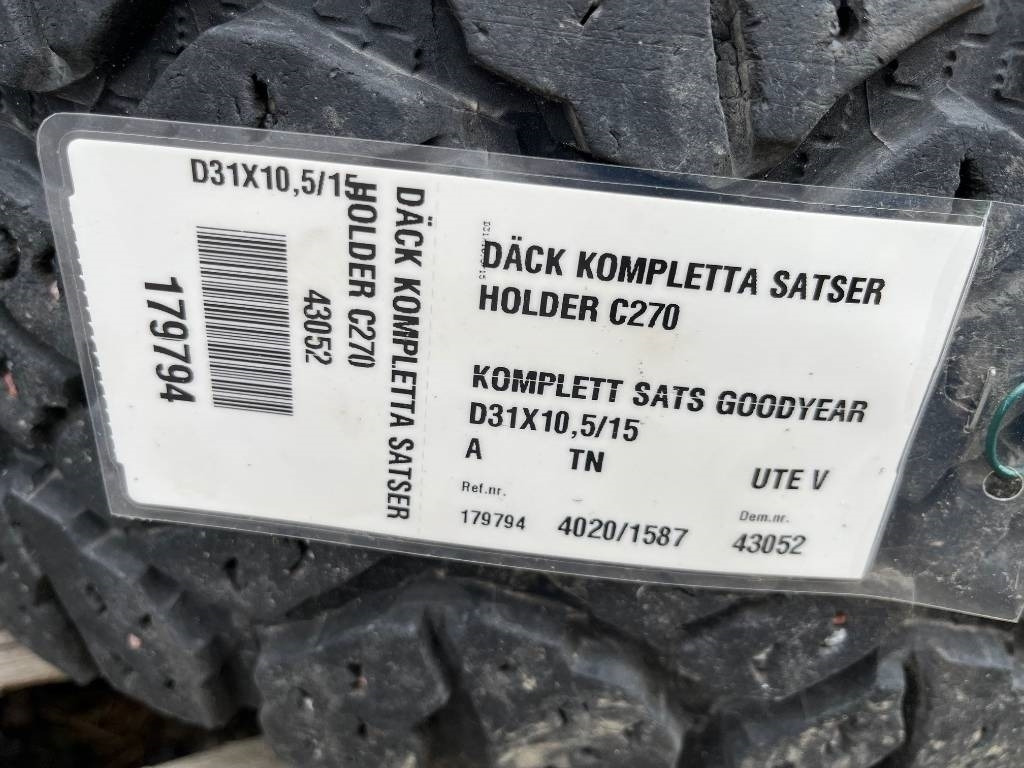 Goodyear 31X10,5 15 Holder C270 - Rueda completa: foto 4 Goodyear 31X10,5 15 Holder C270 - Rueda completa: foto 4