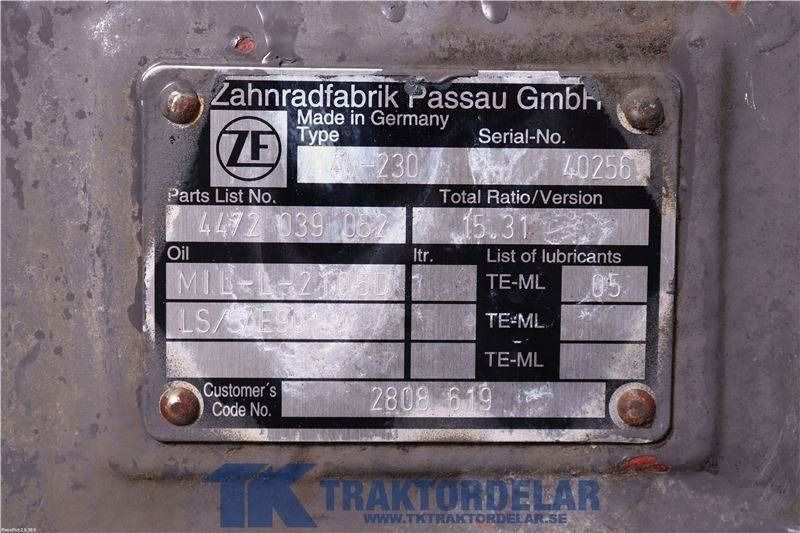 Volvo L 30 B Framvagn  - Eje y piezas para Maquinaria de construcción: foto 3 Volvo L 30 B Framvagn  - Eje y piezas para Maquinaria de construcción: foto 3