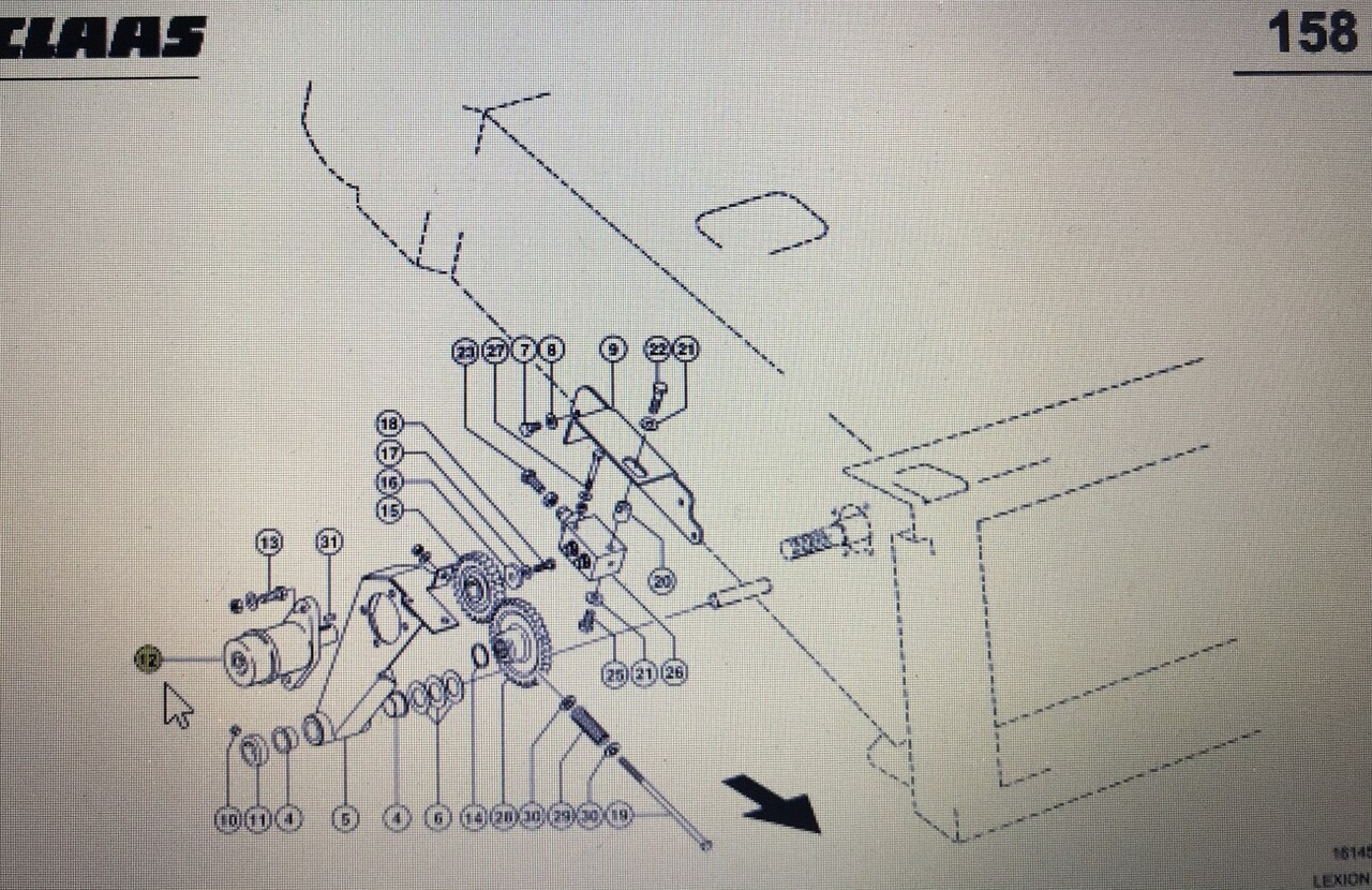 00 0074 318 2/silnik hydrauliczny/Claas Lexion 580 780-770 670/Tucano 330-320 450-440 340 - Motor hidráulico para Cosechadora de granos: foto 1 00 0074 318 2/silnik hydrauliczny/Claas Lexion 580 780-770 670/Tucano 330-320 450-440 340 - Motor hidráulico para Cosechadora de granos: foto 1