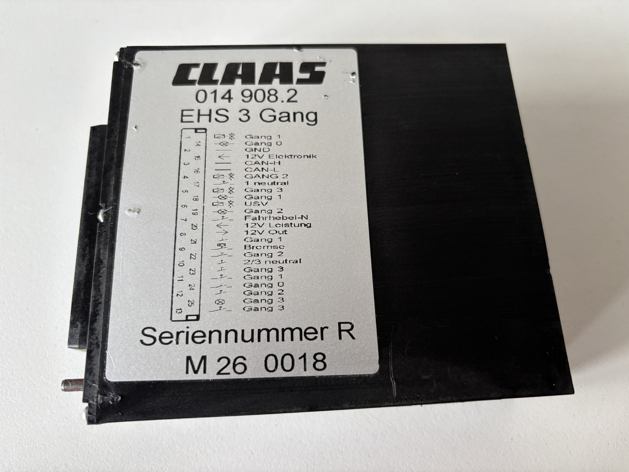 Claas LEXION 510 530 540 560 580 Moduł Sterownik EHS 3 Gang 00 0014 908 4 014908.X - Unidad de control para Cosechadora de granos: foto 3 Claas LEXION 510 530 540 560 580 Moduł Sterownik EHS 3 Gang 00 0014 908 4 014908.X - Unidad de control para Cosechadora de granos: foto 3