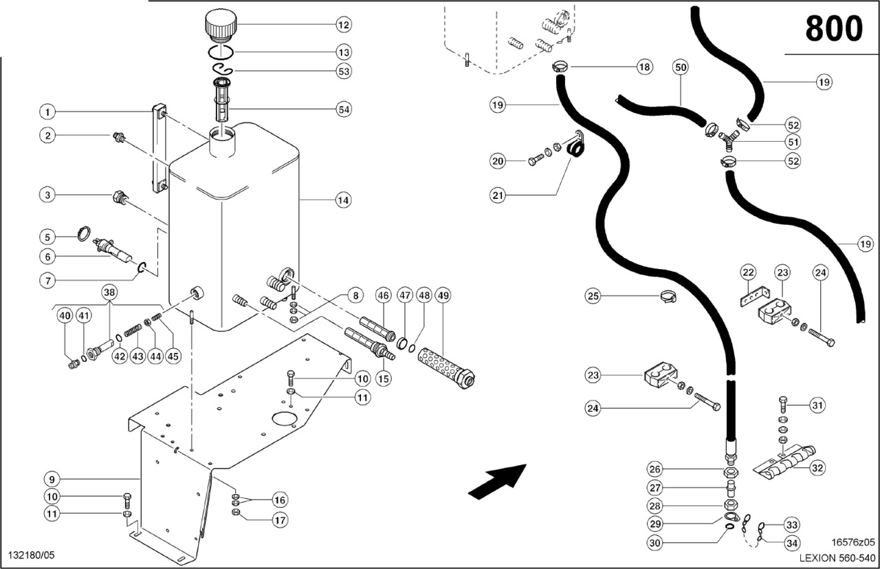 Claas Lexion 560 ZBIORNIK HYDRAULIKI 0007719641 (Zbiornik hydrauliki) - Depósito hidráulico para Cosechadora de granos: foto 1 Claas Lexion 560 ZBIORNIK HYDRAULIKI 0007719641 (Zbiornik hydrauliki) - Depósito hidráulico para Cosechadora de granos: foto 1