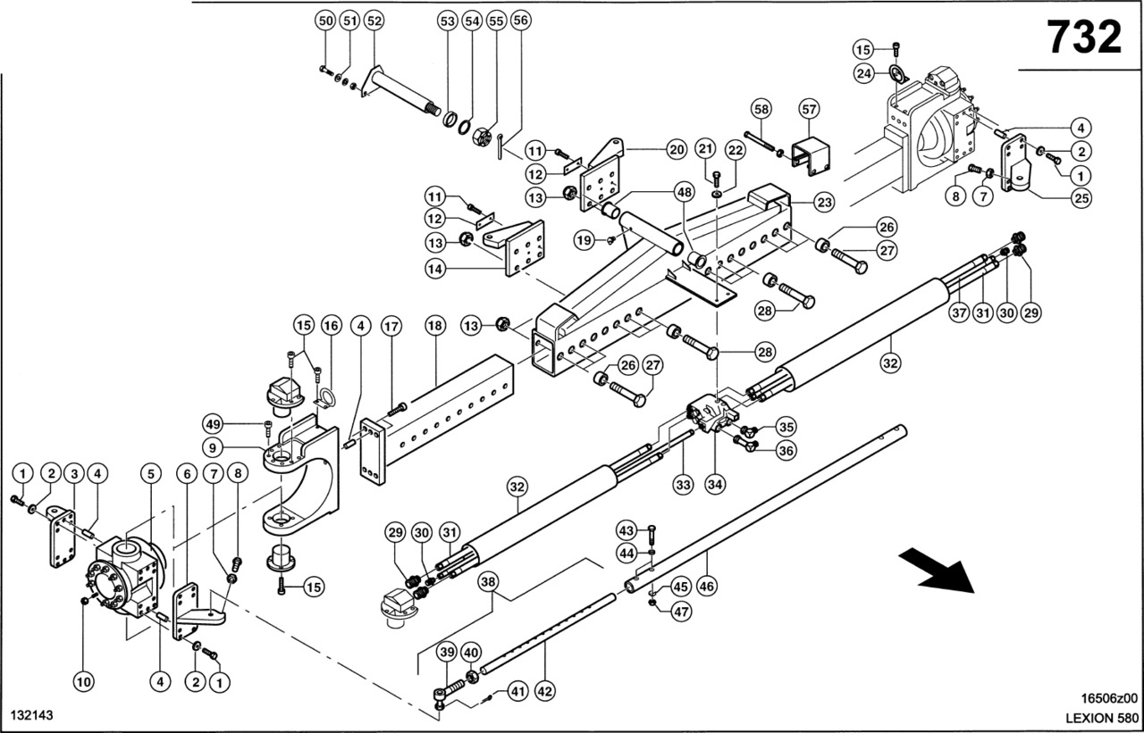Claas Lexion 580 HYDR. SILNIK KOŁA 0007308540 (Napędzana oś kierowana "mud hog") - Motor hidráulico para Cosechadora de granos: foto 1 Claas Lexion 580 HYDR. SILNIK KOŁA 0007308540 (Napędzana oś kierowana "mud hog") - Motor hidráulico para Cosechadora de granos: foto 1