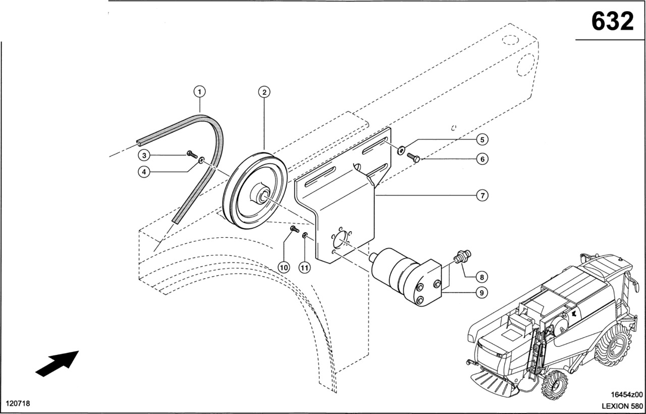Claas Lexion 580 SILNIK HYDRAULICZNY 0006339220 (Napęd kosza chłodnicy) - Motor hidráulico para Maquinaria agrícola: foto 1 Claas Lexion 580 SILNIK HYDRAULICZNY 0006339220 (Napęd kosza chłodnicy) - Motor hidráulico para Maquinaria agrícola: foto 1