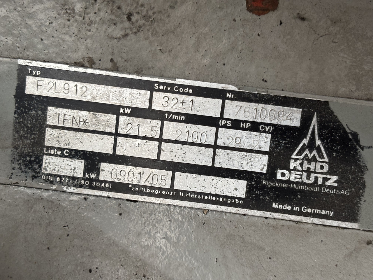 Deutz F2L912 Silnik Kompletny - Motor para Maquinaria de construcción: foto 5 Deutz F2L912 Silnik Kompletny - Motor para Maquinaria de construcción: foto 5