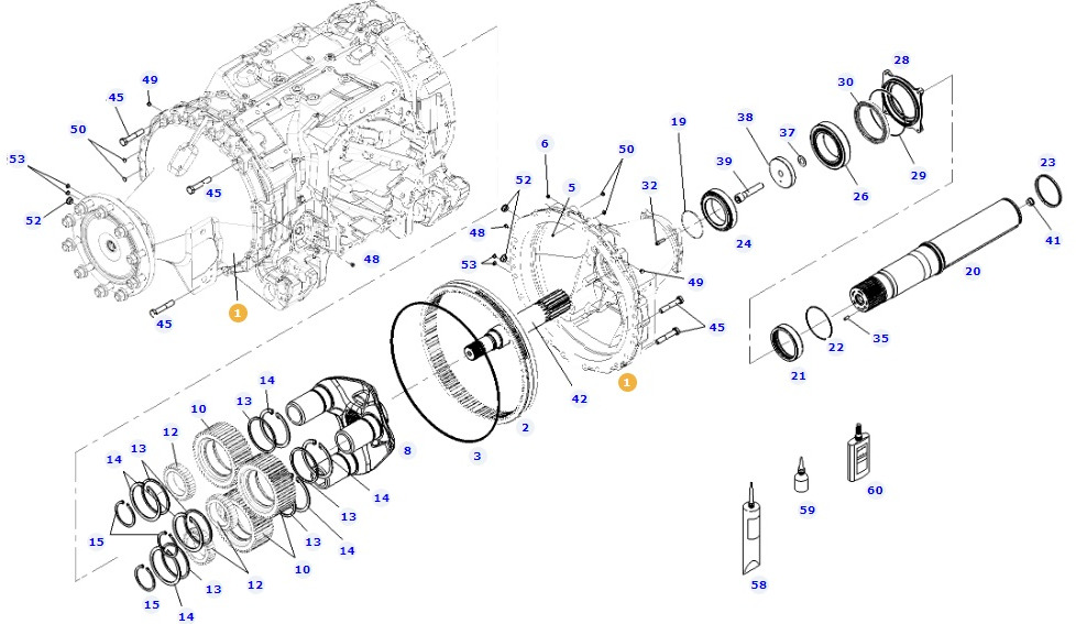 Fendt 828 S4 Vario - oś tylna - jarzmo przekładni planetarnej 835150150024 - Eje posterior para Maquinaria agrícola: foto 1 Fendt 828 S4 Vario - oś tylna - jarzmo przekładni planetarnej 835150150024 - Eje posterior para Maquinaria agrícola: foto 1