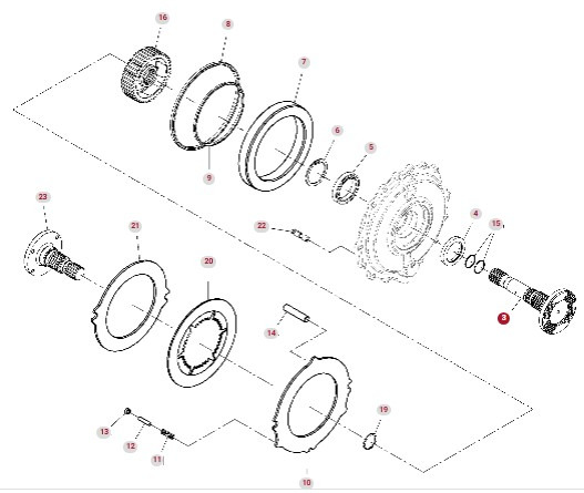 Fendt 930 933 936 939 942 GEN 7 Hamulec Wał Tłok Tarcz Hamulcowa Uchwyt CZĘŚCI - Discos de freno para Maquinaria agrícola: foto 1 Fendt 930 933 936 939 942 GEN 7 Hamulec Wał Tłok Tarcz Hamulcowa Uchwyt CZĘŚCI - Discos de freno para Maquinaria agrícola: foto 1