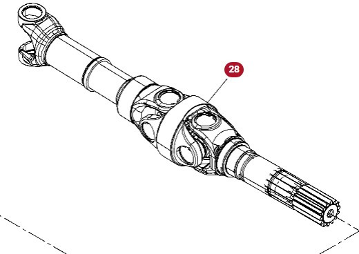 Fendt 930 933 936 939 942 GEN 7 Półoś Wał Przegubowy Jarzmo CZĘŚCI H218PF050038B H218PF050081A - Palier para Maquinaria agrícola: foto 1 Fendt 930 933 936 939 942 GEN 7 Półoś Wał Przegubowy Jarzmo CZĘŚCI H218PF050038B H218PF050081A - Palier para Maquinaria agrícola: foto 1