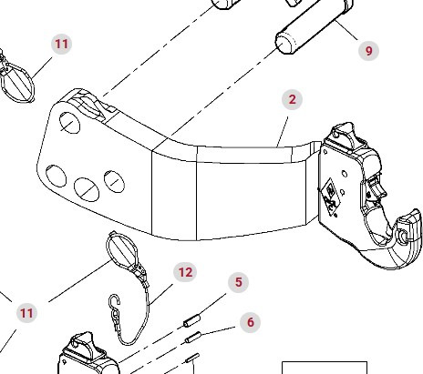 Fendt Vario 1038 1042 1046 1050 GEN 3 Ramię Sterujące Przedniego TUZ PRAWE LEWE - Bastidor/ Chasis para Maquinaria agrícola: foto 1 Fendt Vario 1038 1042 1046 1050 GEN 3 Ramię Sterujące Przedniego TUZ PRAWE LEWE - Bastidor/ Chasis para Maquinaria agrícola: foto 1