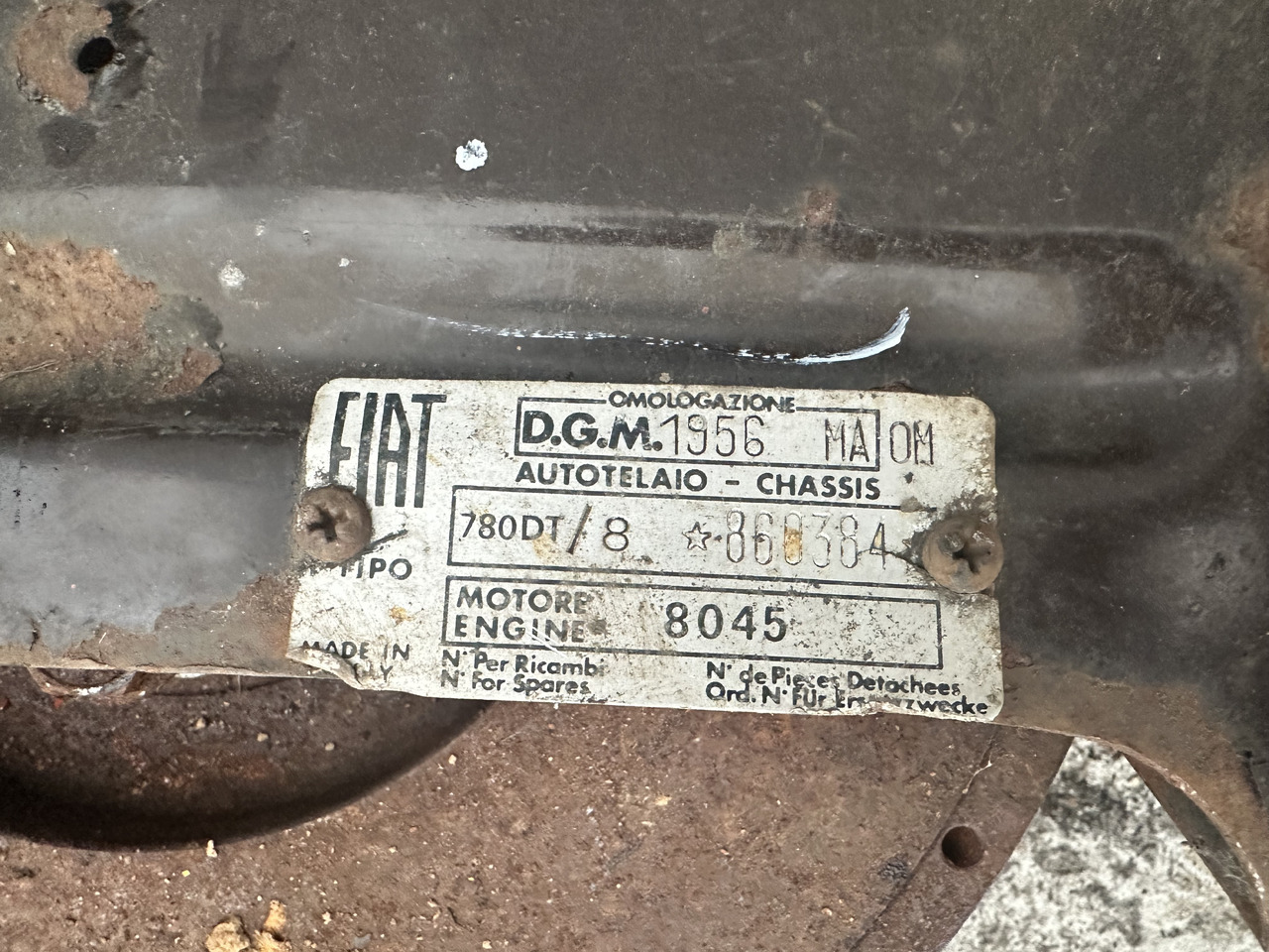 Fiat 780dt Fiat 8045 korbowód koło zamachowe , kolektor wydechowy - Volante de inercia para Maquinaria agrícola: foto 3 Fiat 780dt Fiat 8045 korbowód koło zamachowe , kolektor wydechowy - Volante de inercia para Maquinaria agrícola: foto 3